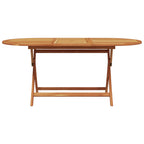 Garden Dining Set Folding 7 pcs Grey Solid Acacia Wood