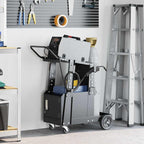Welding Trolley Black 91 x 47 x 96 cm Steel