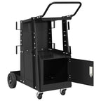 Welding Trolley Black 91 x 47 x 96 cm Steel