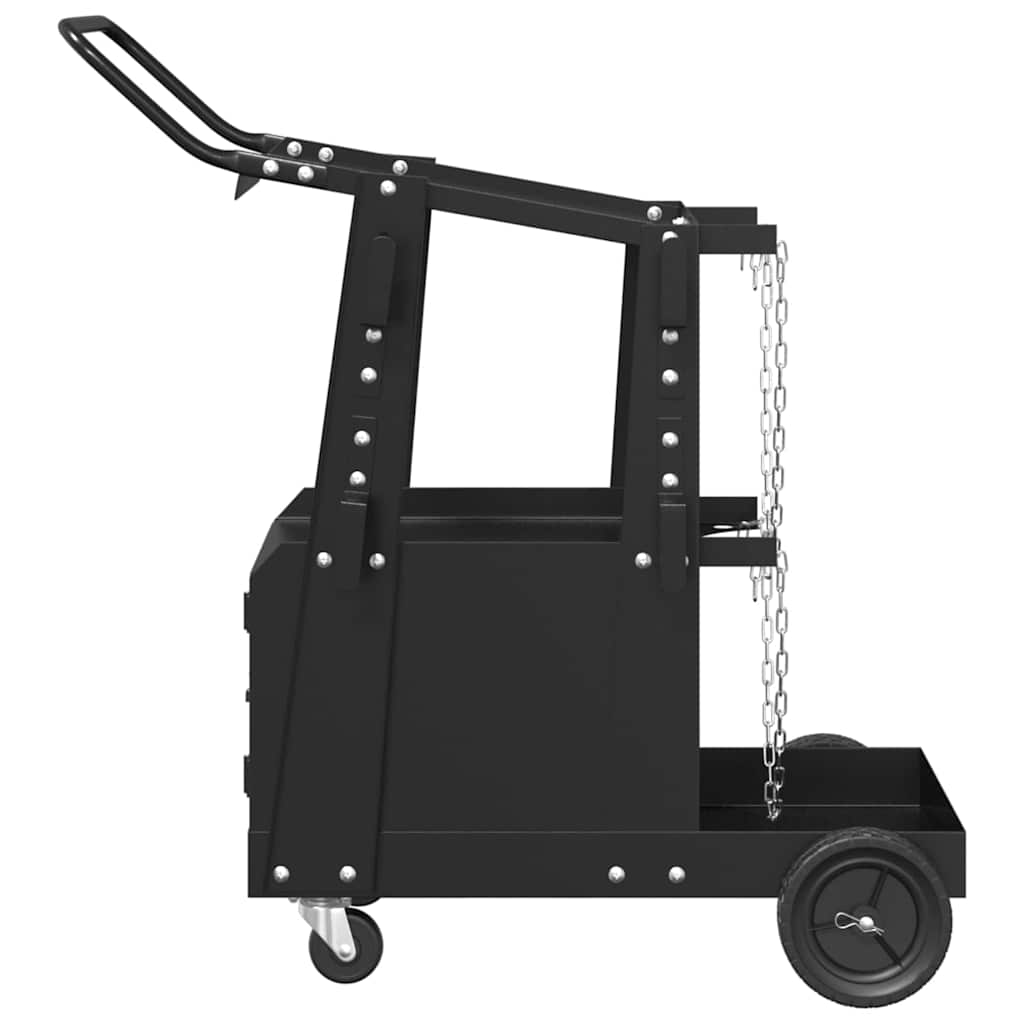 Welding Trolley Black 91 x 47 x 96 cm Steel