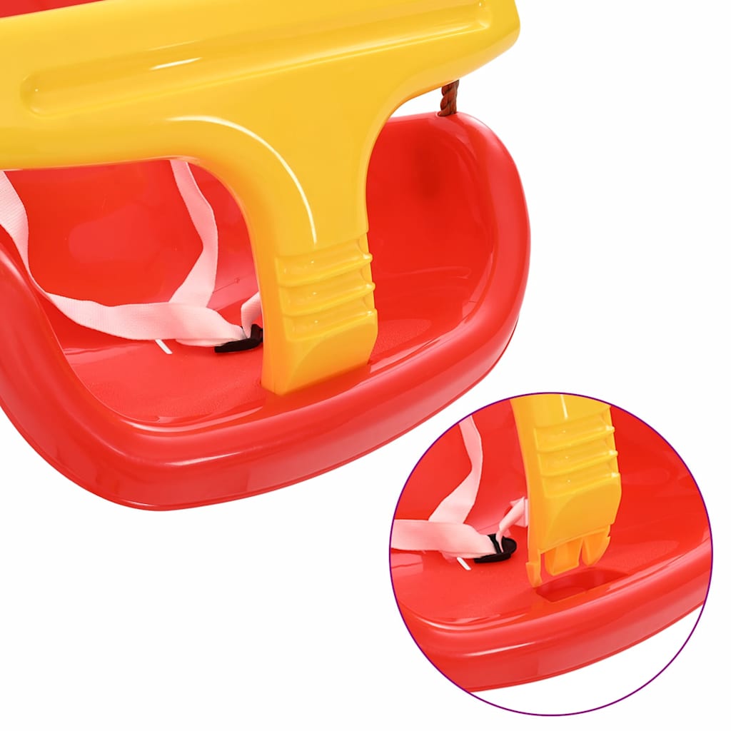 Baby Swings 2 Pcs Red 36 X 43 X 42 Cm Plastic