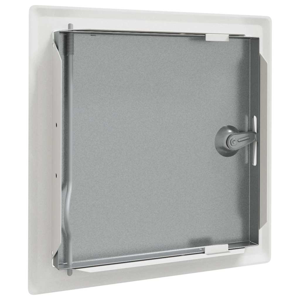 Access Panel 2 pcs White 23 x 23 x 3 cm Steel