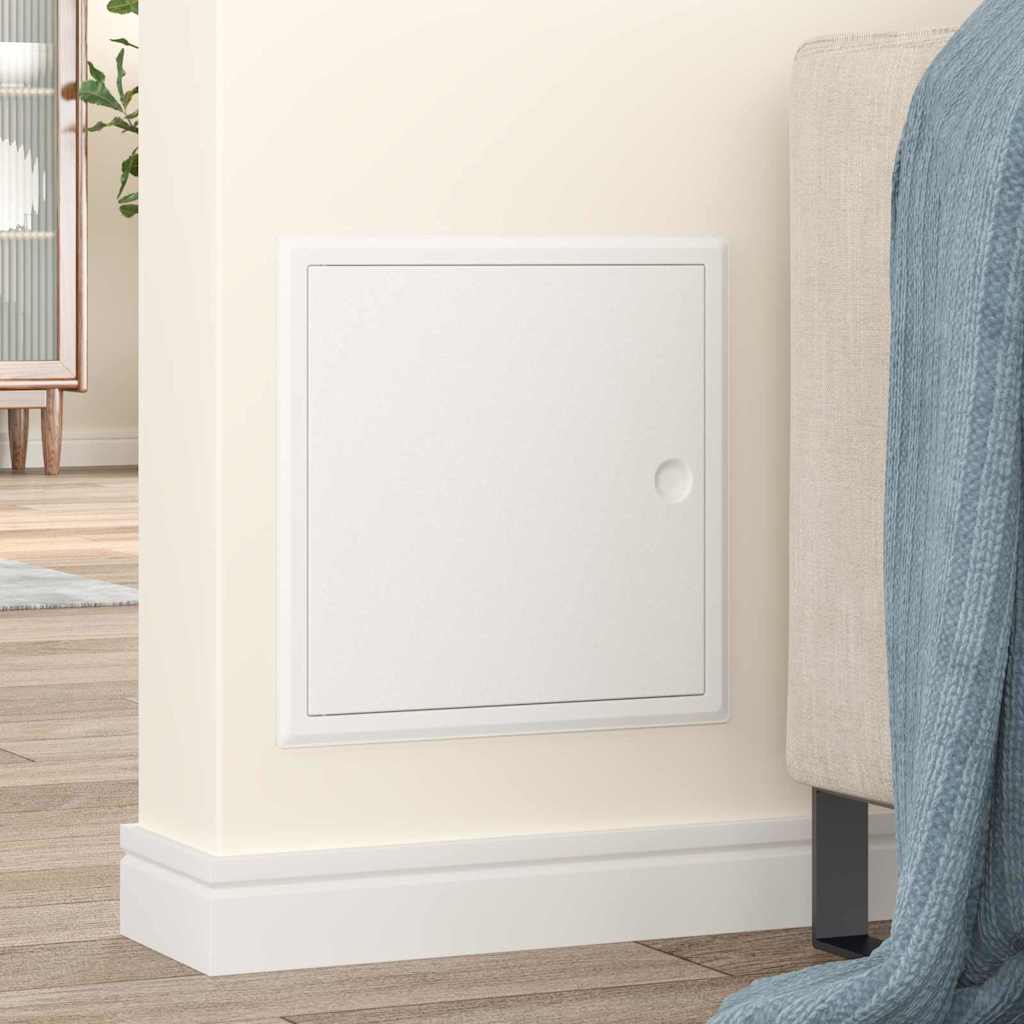 Access Panel White 33 x 33 x 3 cm Steel