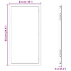 Access Panel White 63 x 33 x 3 cm Steel