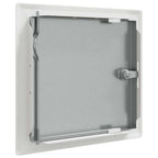 Access Panel 2 pcs White 23 x 23 x 3 cm Steel
