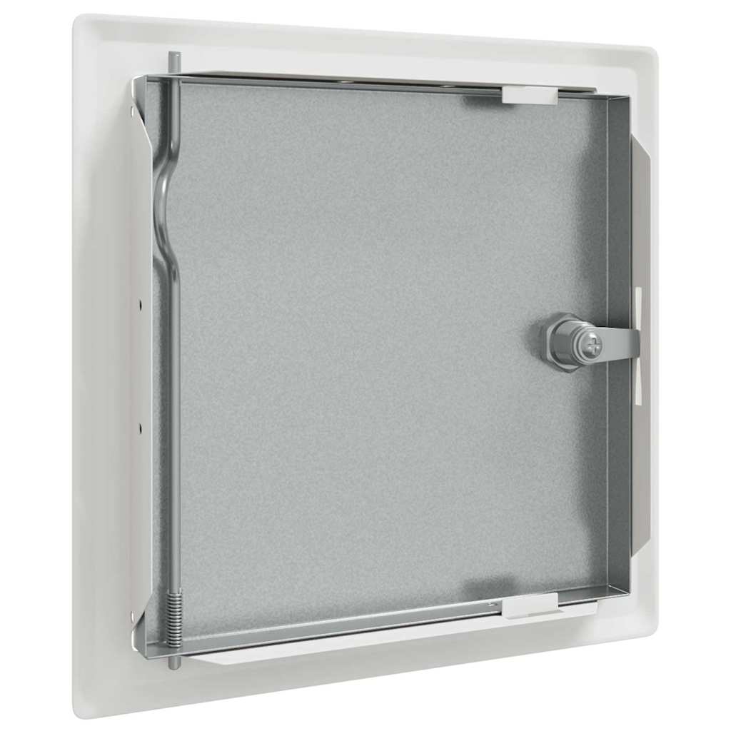 Access Panel 2 pcs White 23 x 23 x 3 cm Steel