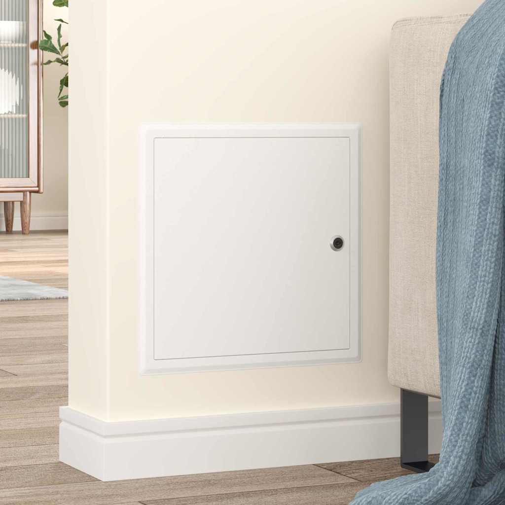 Access Panel White 33 x 33 x 3 cm Steel