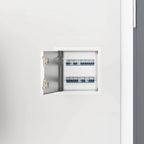 Access Panel 2 pcs White 23 x 23 x 3 cm Steel