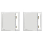 Access Panel 2 pcs White 23 x 23 x 3 cm Steel