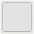 Access Panel White 33.5 x 33.5 x 3 cm Steel