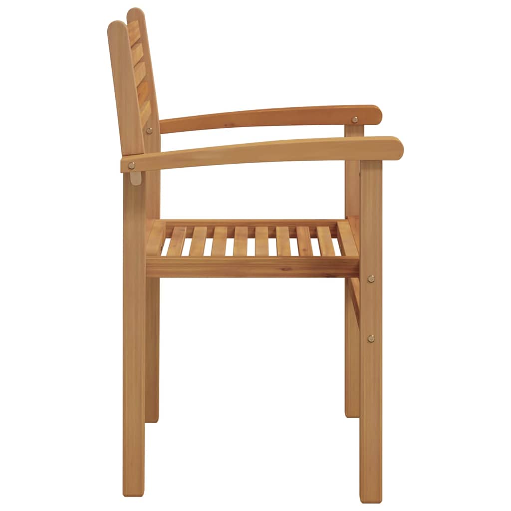 Chair 8 pcs Brown 56 x 55 x 90.5 cm Solid Teak Wood