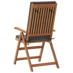 Garden Chair 4 pcs Brown and Grey 57 x 71.5 x 104 cm