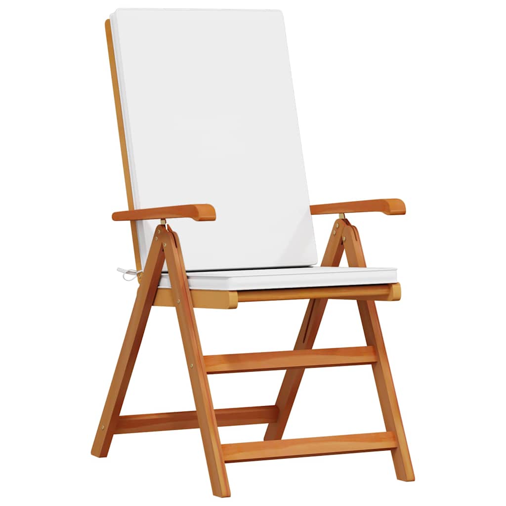 Garden Chair 6 pcs Brown and White 57 x 71.5 x 104 cm