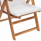 Garden Chair 8 pcs Brown and White 57 x 71.5 x 104 cm