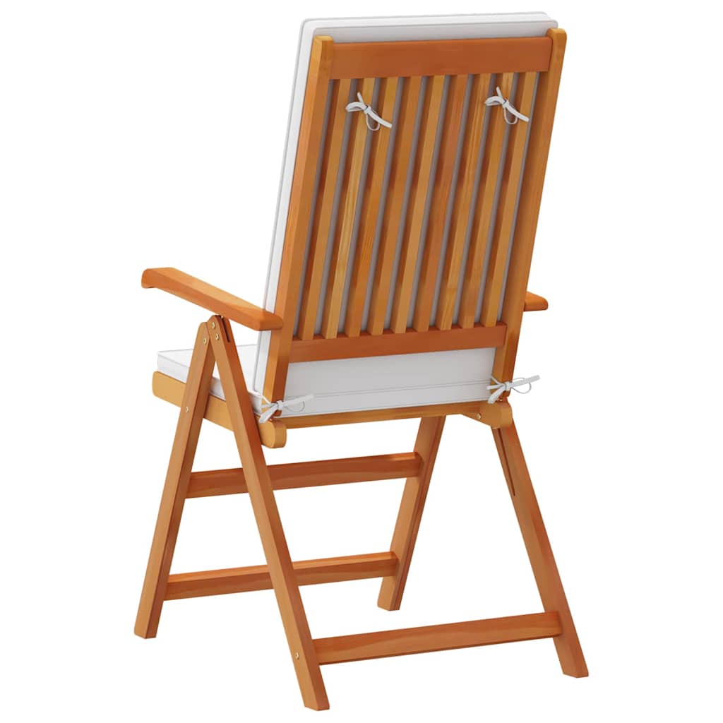Garden Chair 8 pcs Brown and White 57 x 71.5 x 104 cm