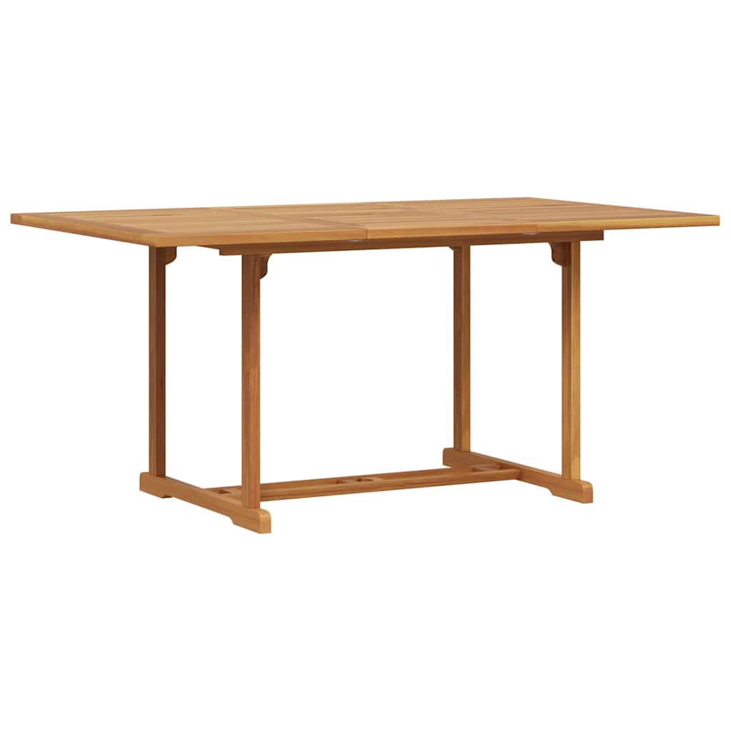 Garden Dining Set 5 pcs Natural Solid Acacia Wood