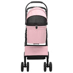 Folding Pet Stroller 81 X 47 X 99 Cm 600D Oxford Fabric