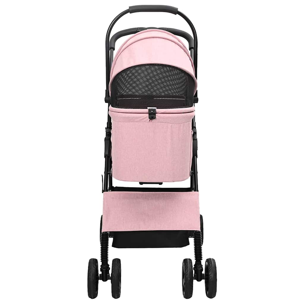 Folding Pet Stroller 81 X 47 X 99 Cm 600D Oxford Fabric
