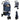 Folding Pet Stroller Blue 78 x 54 x 101 cm 600D Oxford fabric
