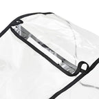 Pet Stroller Cover Folding Transparent 66 x 35 x 59 cm PVC