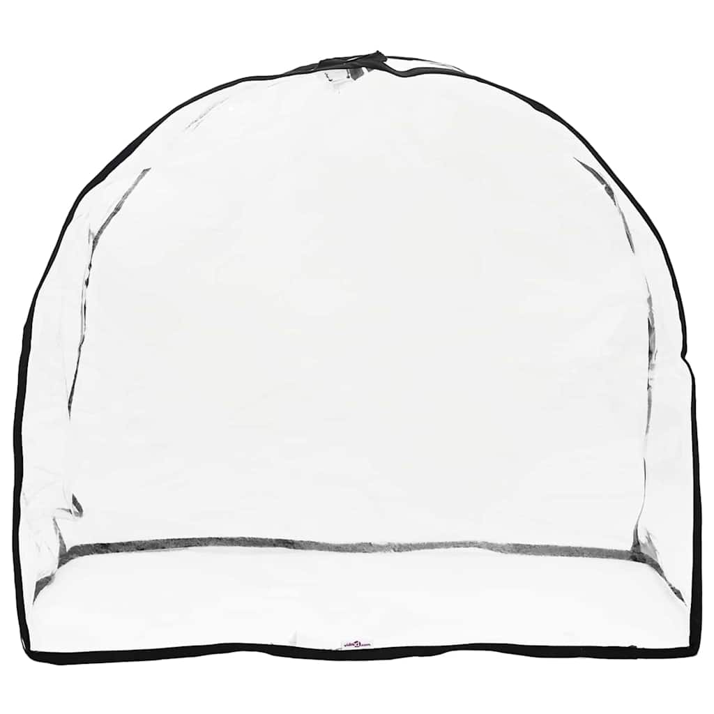 Pet Stroller Cover Folding Transparent 66 x 35 x 59 cm PVC