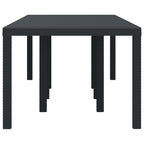 Garden Table Anthracite 250 x 100 x 73 cm Poly Rattan