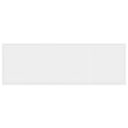 Garden Table White 300 x 100 x 73 cm Poly Rattan