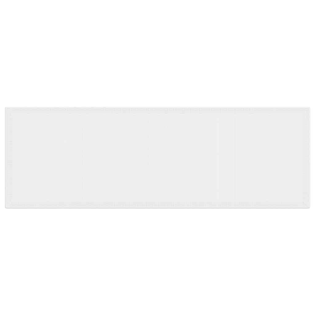 Garden Table White 300 x 100 x 73 cm Poly Rattan