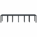 Garden Table Anthracite 350 x 100 x 74 cm Poly Rattan