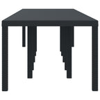 Garden Table Anthracite 350 x 100 x 74 cm Poly Rattan