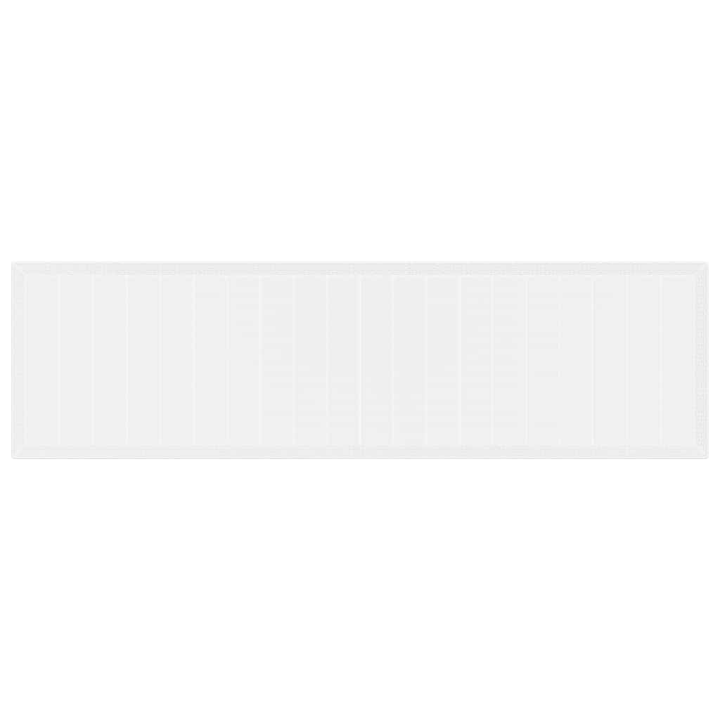 Garden Table White 350 x 100 x 74 cm Poly Rattan