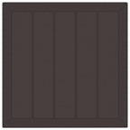 Garden Dining Set 5 pcs Brown Polypropylene