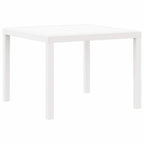 Garden Dining Set 5 pcs White Polypropylene