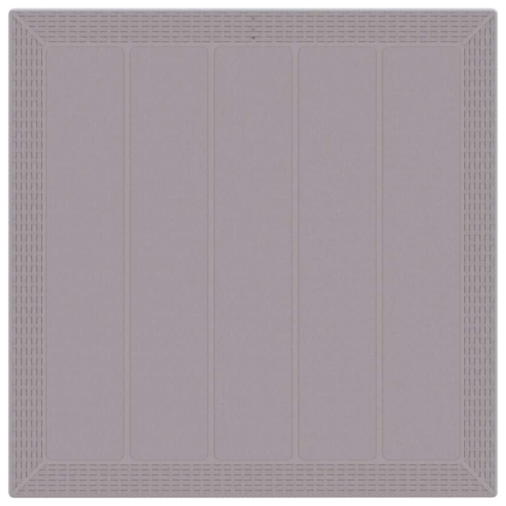 Garden Dining Set 5 pcs Light Grey Polypropylene