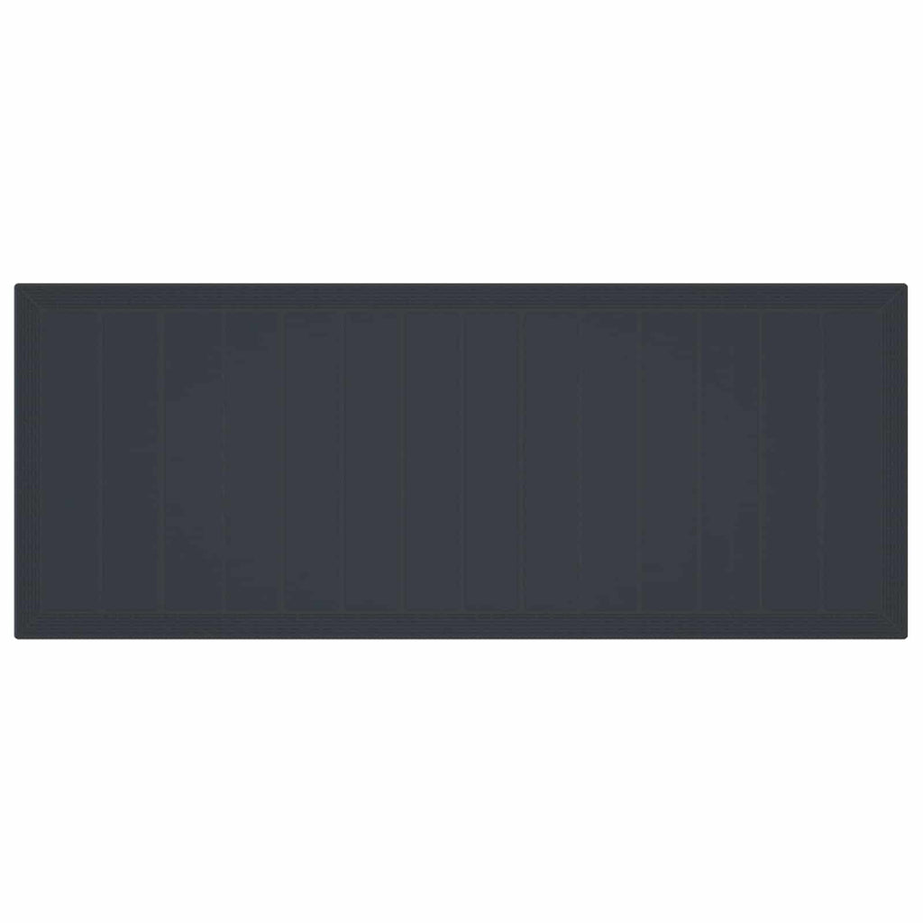 Garden Dining Set 11 pcs Anthracite Polypropylene