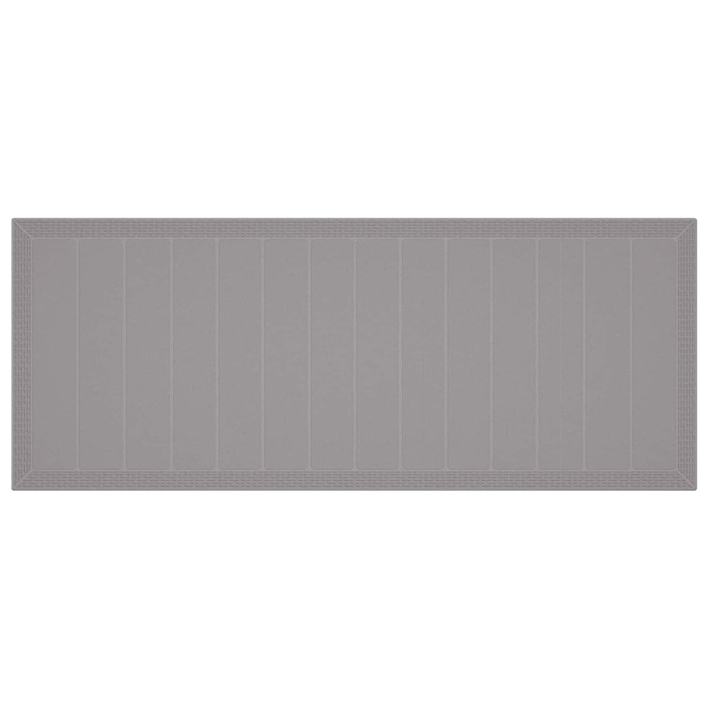 Garden Dining Set 11 pcs Light Grey Polypropylene