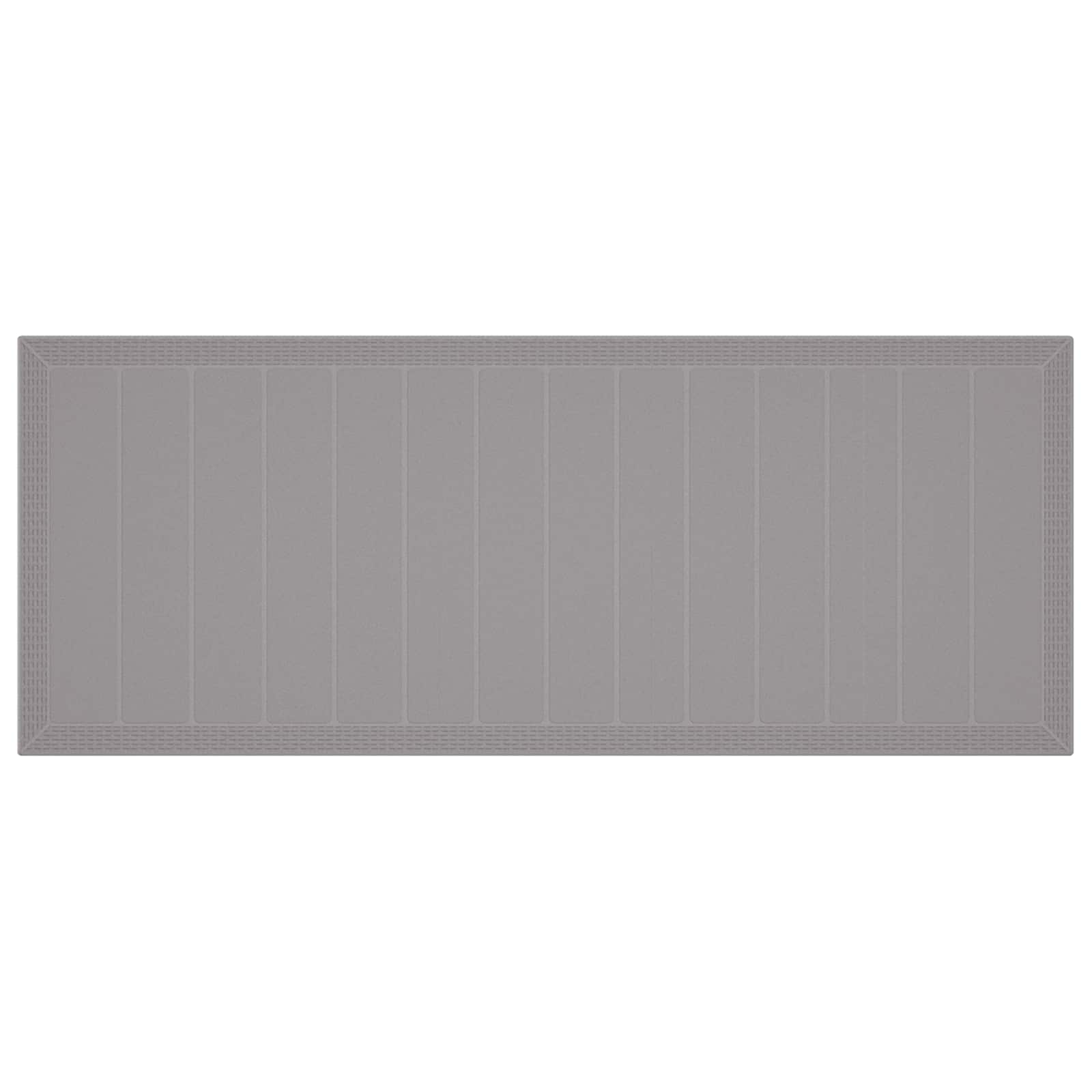 Garden Dining Set 11 pcs Light Grey Polypropylene