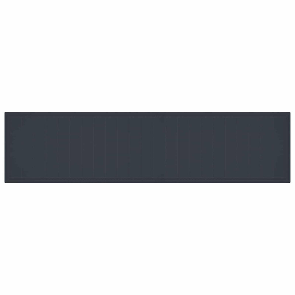 Garden Dining Set with Cushions 17 pcs Anthracite PP