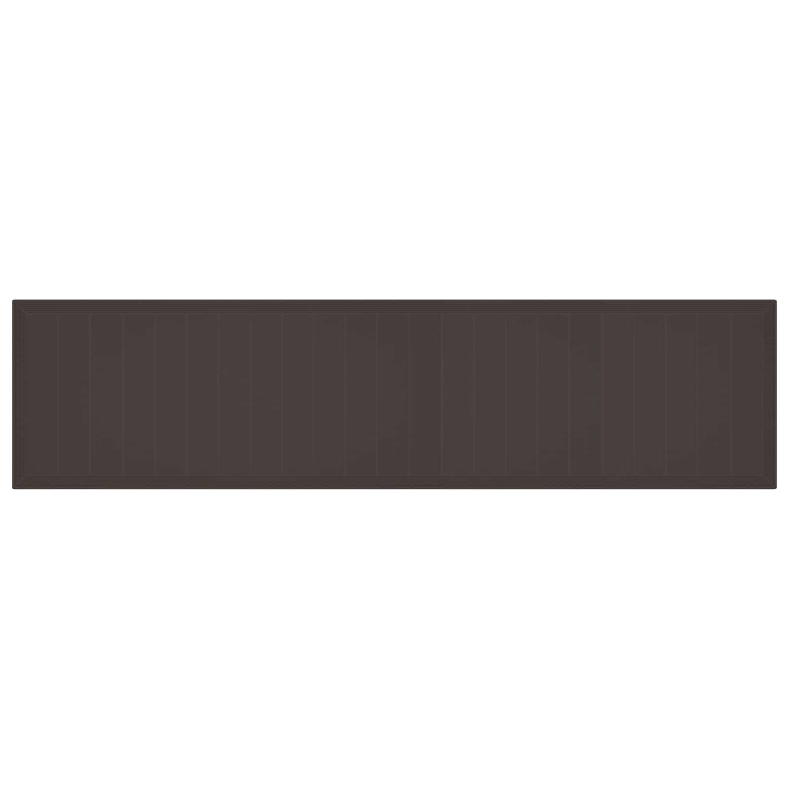 Garden Dining Set with Cushions with Cushion 17 pcs Brown PP