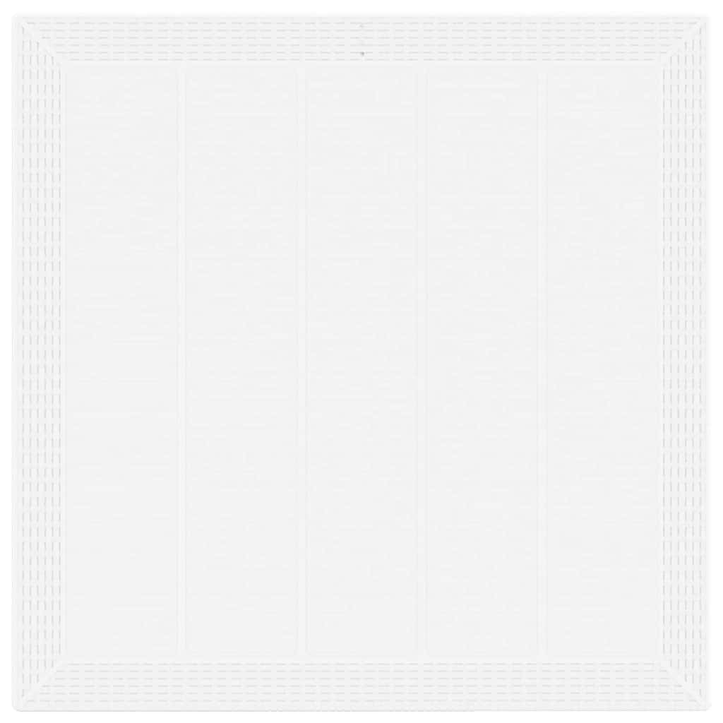 Garden Dining Set 3 pcs White Polypropylene