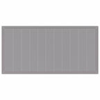 Garden Dining Set 7 pcs Light Grey Polt rattan