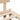 Bed Frame Brown Solid Pine Wood