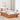 Bed Frame With Headboard Brown Solid Pine Wood