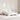 Bed Frame White 207 x 155.5 x 17 cm Solid pine wood