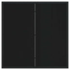 Garden Dining Set 3 pcs Black Powder-Coated Steel