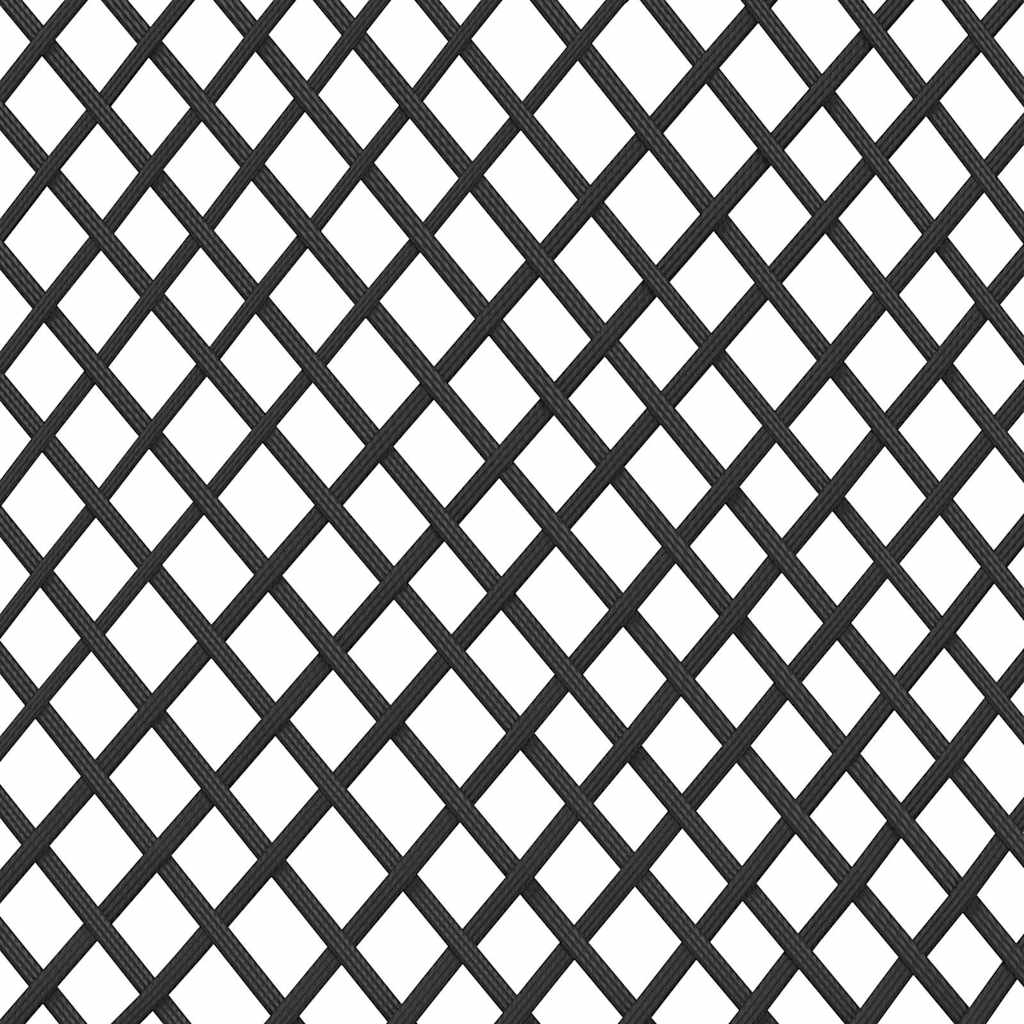 Garden Dining Set 5 pcs Black Poly Rattan