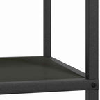 Kitchen Storage with Shelf Black 90 x 50 x 92 cm Steel