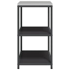 Kitchen Storage with Shelf Black 90 x 50 x 92 cm Steel