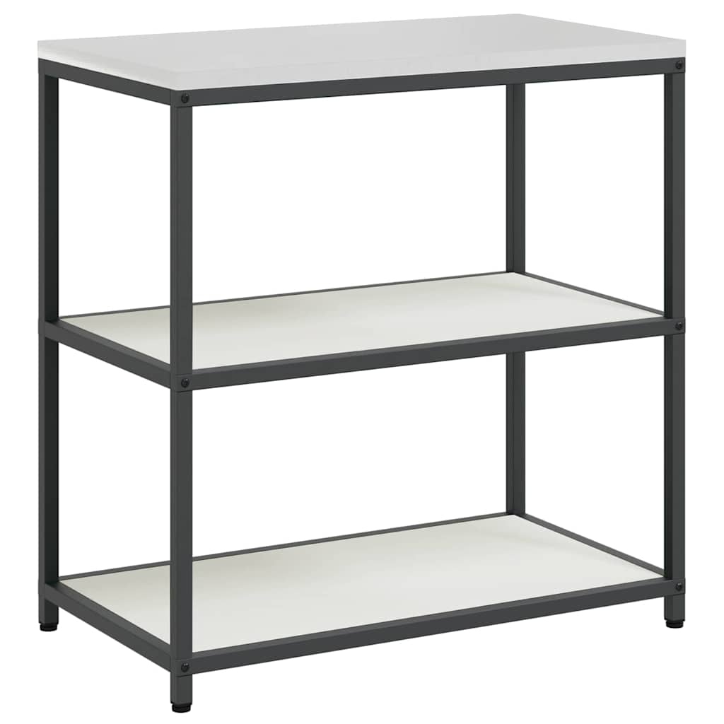 Kitchen Storage with Shelf White 90 x 50 x 92 cm Steel