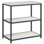 Kitchen Storage with Shelf White 90 x 50 x 92 cm Steel